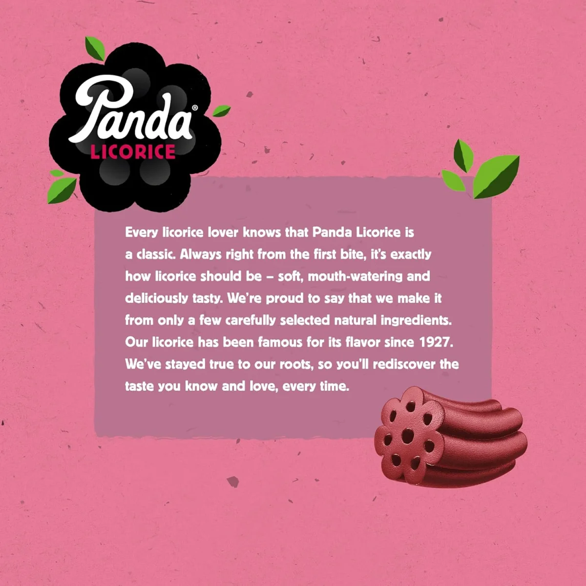 Panda Natural Soft Strawberry Licorice