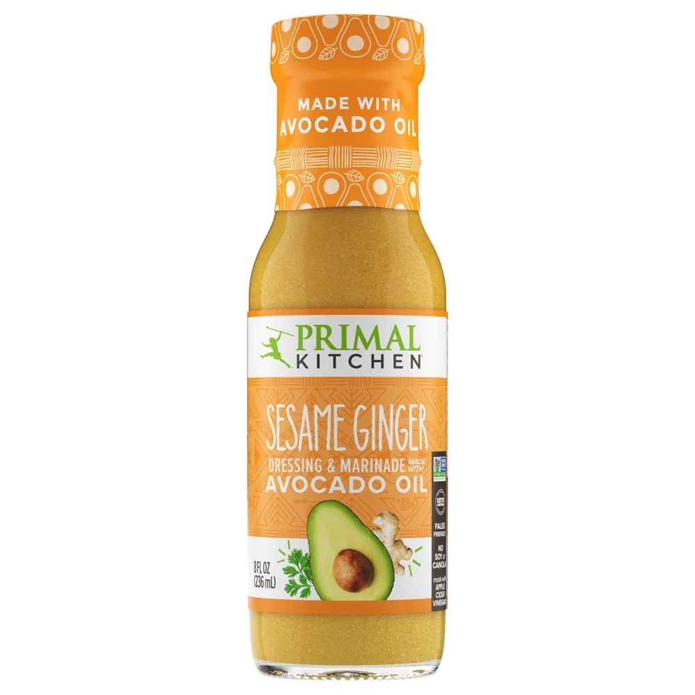 Primal Kitchen Sesame Ginger Dressing & Marinade with Avocado Oil - 8 fl oz