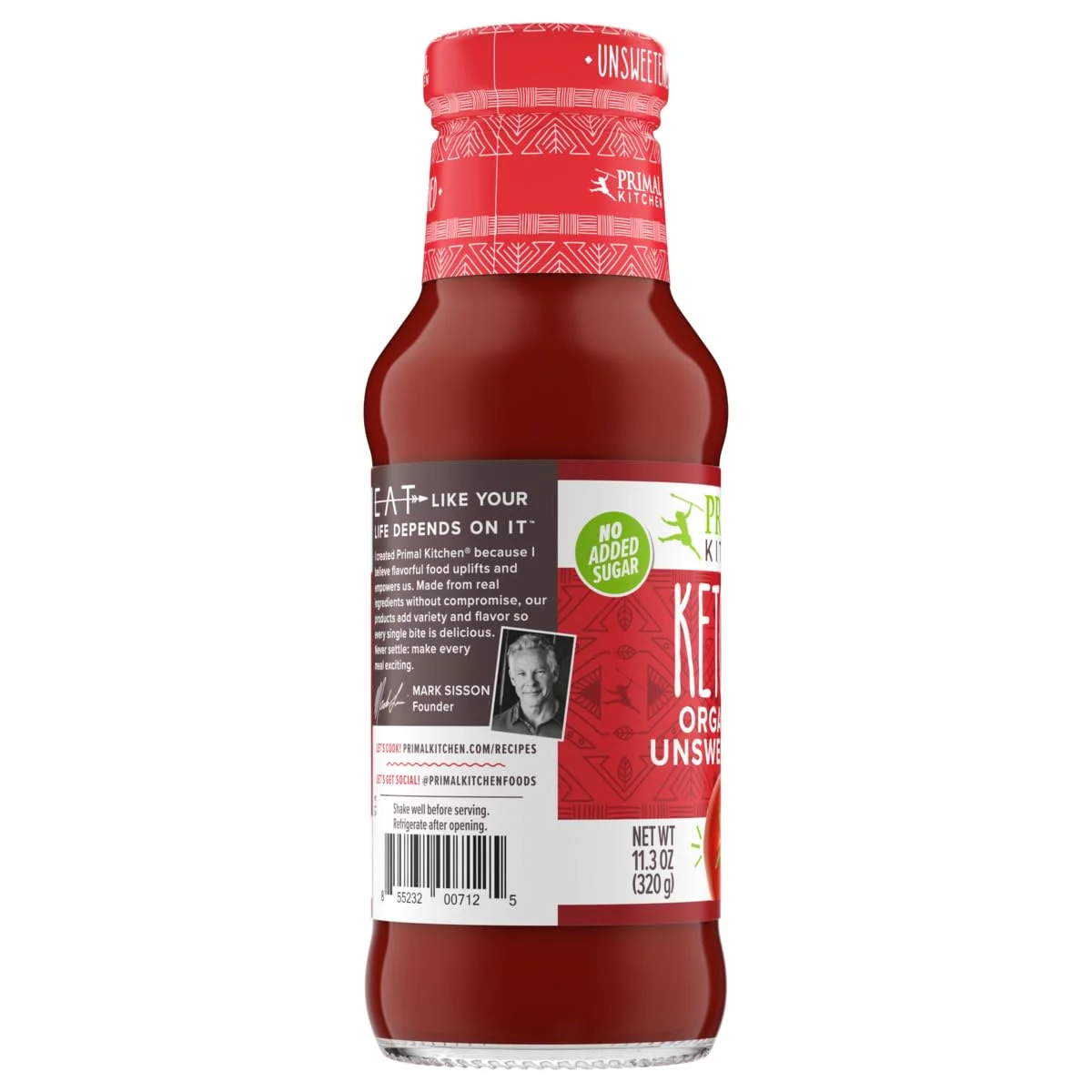Primal Kitchen Organic Unsweetened Ketchup - 11.3 oz