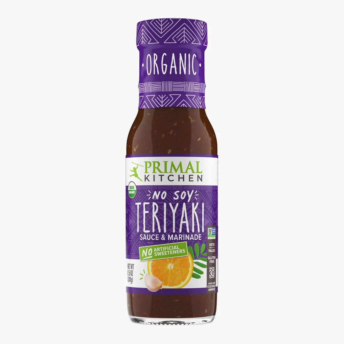 Primal Kitchen No Soy Organic Teriyaki Sauce & Marinade - 8.5 fl oz