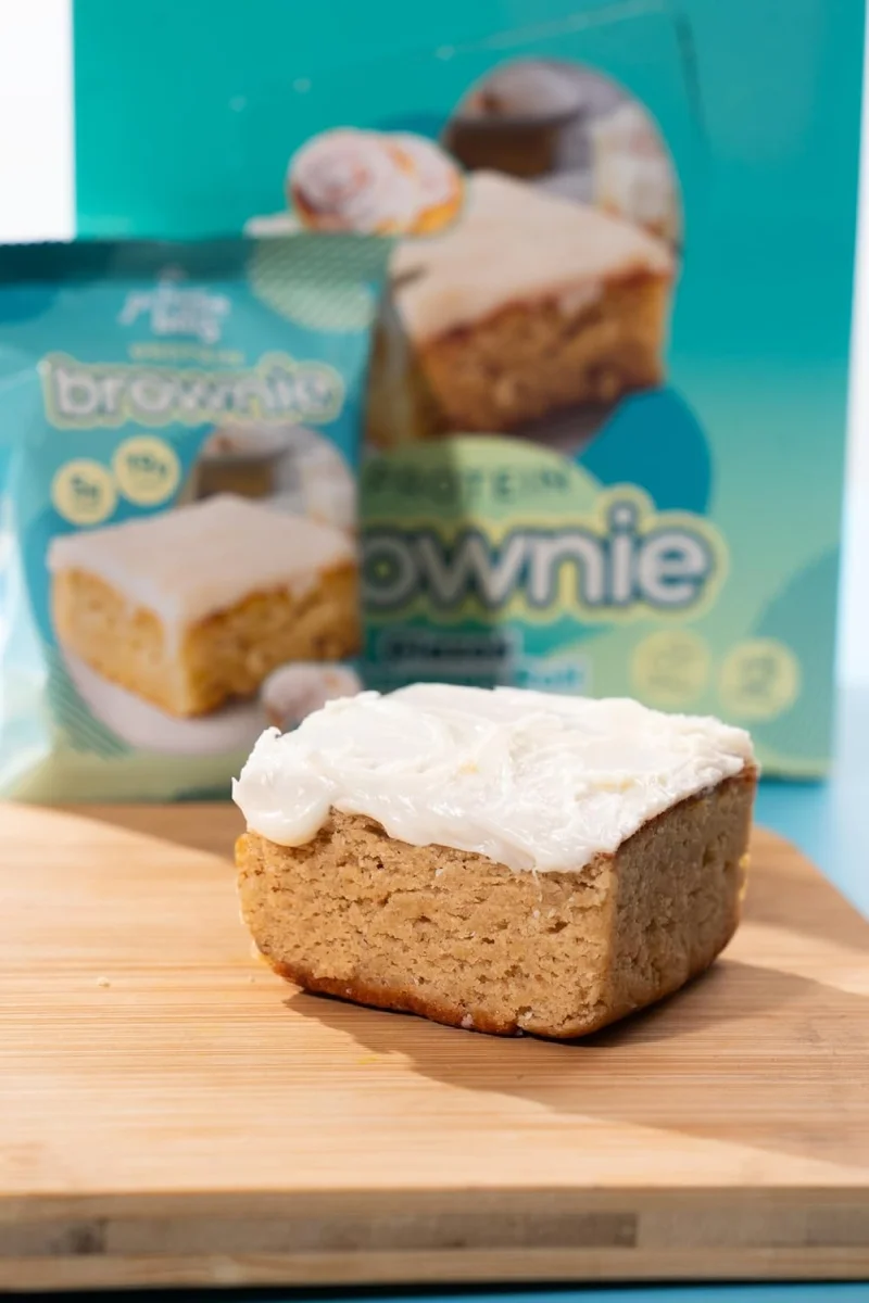 Alpha Prime Protein Brownie, Glazed Cinnamon Roll - 12 Brownies