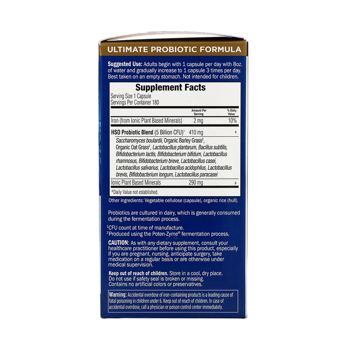 Garden of Life Primal Defense® Ultra Probiotic Formula - 15 billion CFU - 180 Vegetarian Capsules