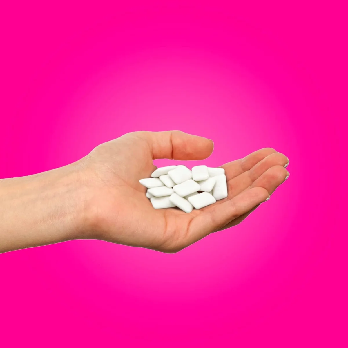 PUR Gum Aspartame Free Chewing Gum, 100% Xylitol, Natural Peppermint - 55 Pieces