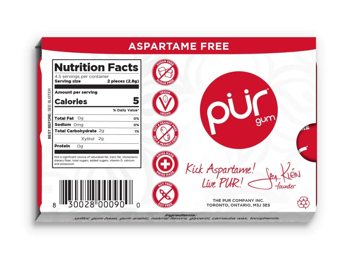 Pur Gum Cinnamon - 9 Pieces