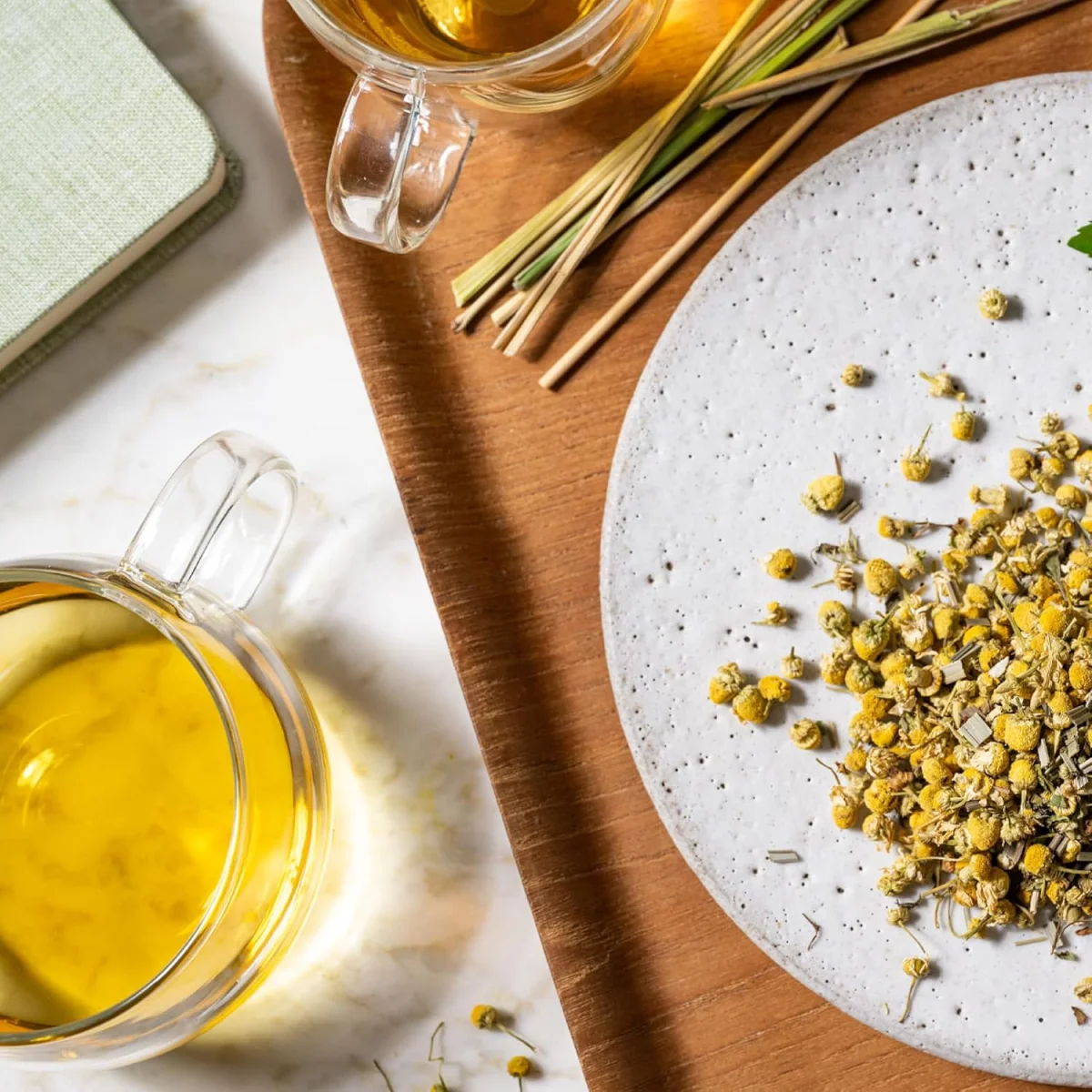 Rishi Tea Organic Chamomile Medley Botanical Blend, Caffeine Free - 15 Sachets