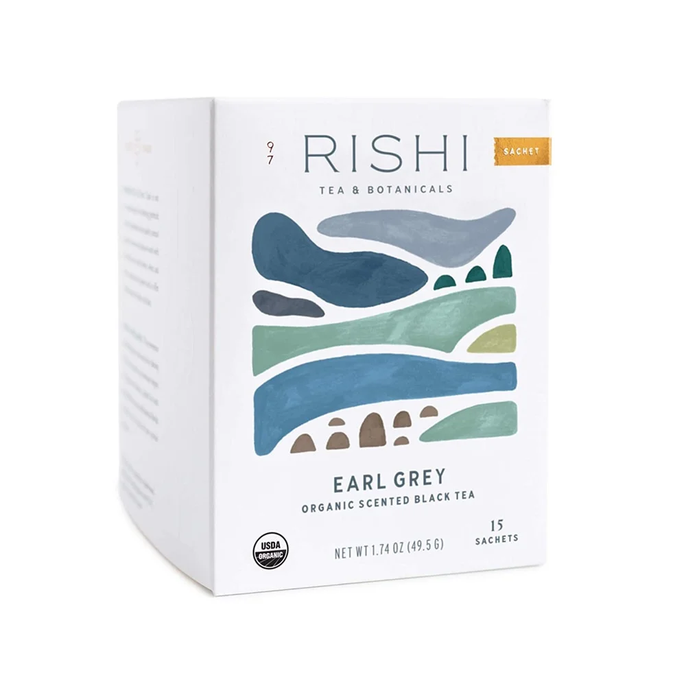 Rishi Tea Organic Earl Grey Black Tea - 15 Sachets