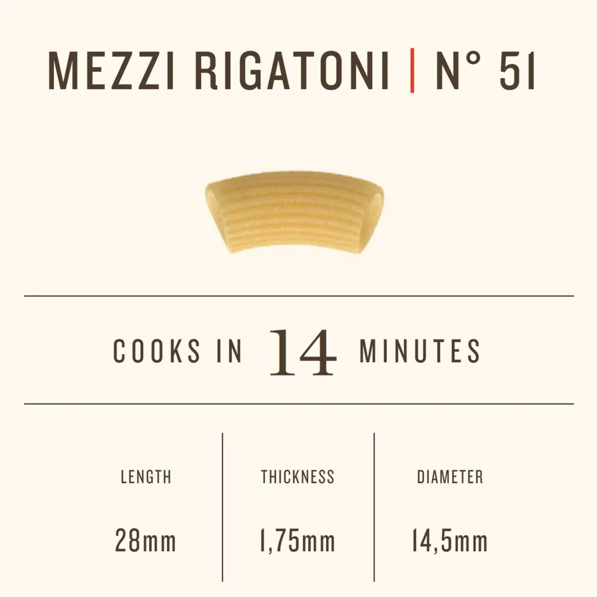 Rummo Mezzi Rigatoni No. 51 Pasta, Always Al Dente