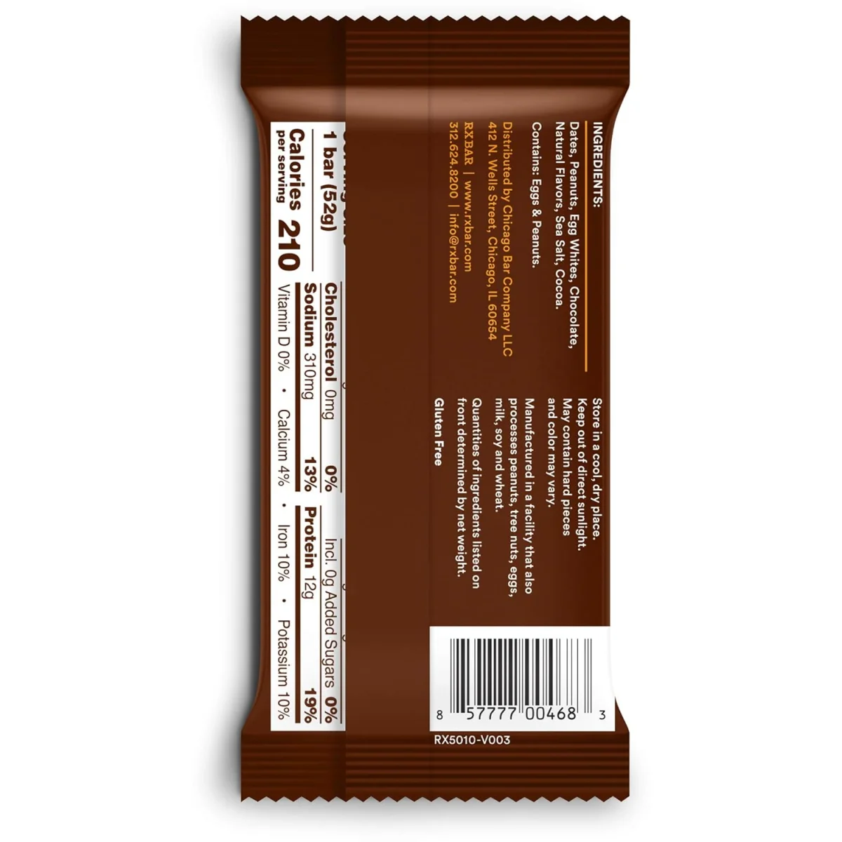 RXBAR Protein Bar, Chocolate Peanut Butter - 1.83 oz