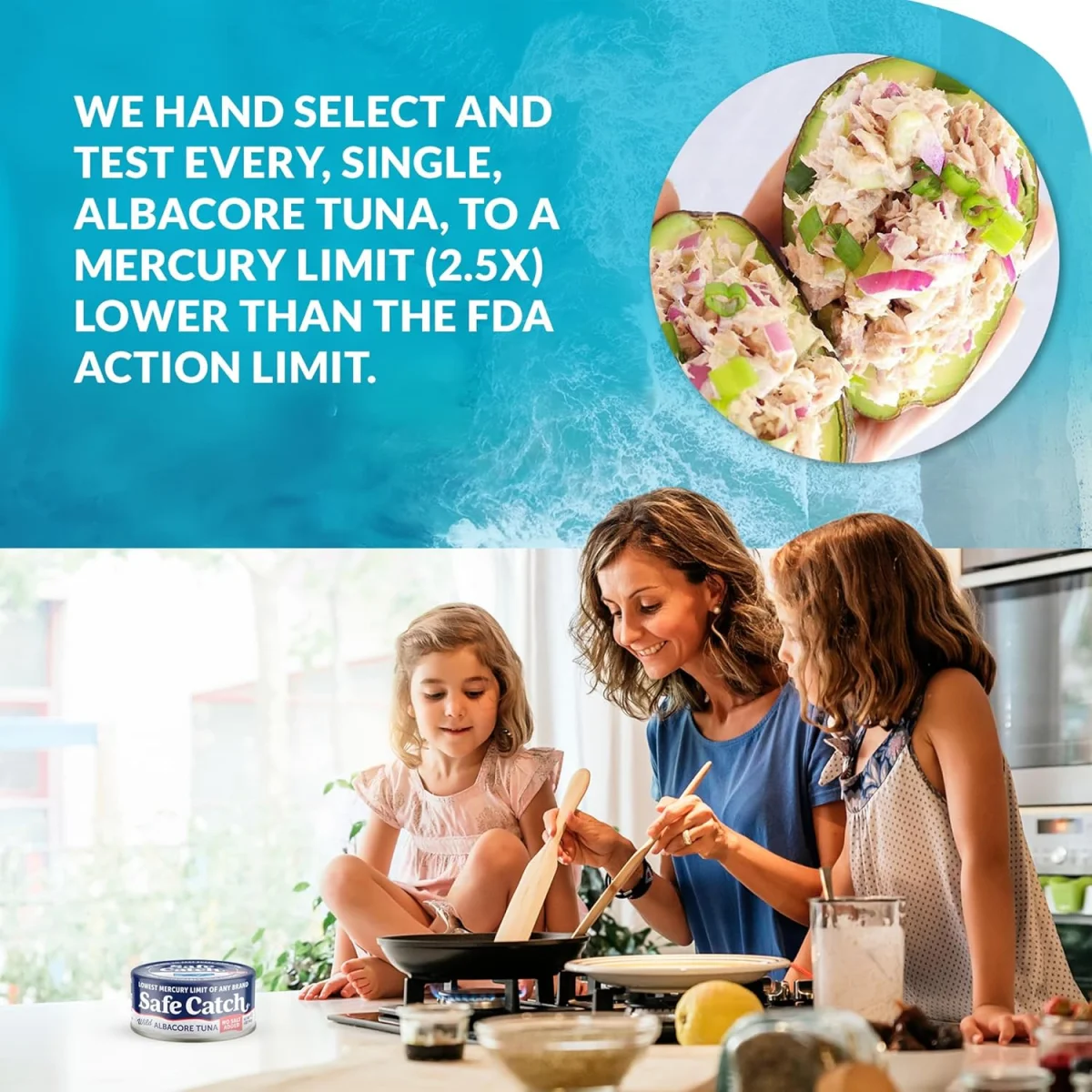 Safe Catch Wild Albacore Tuna, No Salt Added - 5 oz