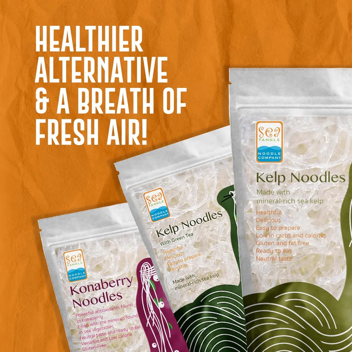 Sea Tangle Noodle Company Kelp Noodles - 12 oz