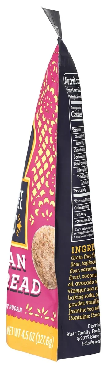 Siete Shortbread Cookies - 4.5 oz