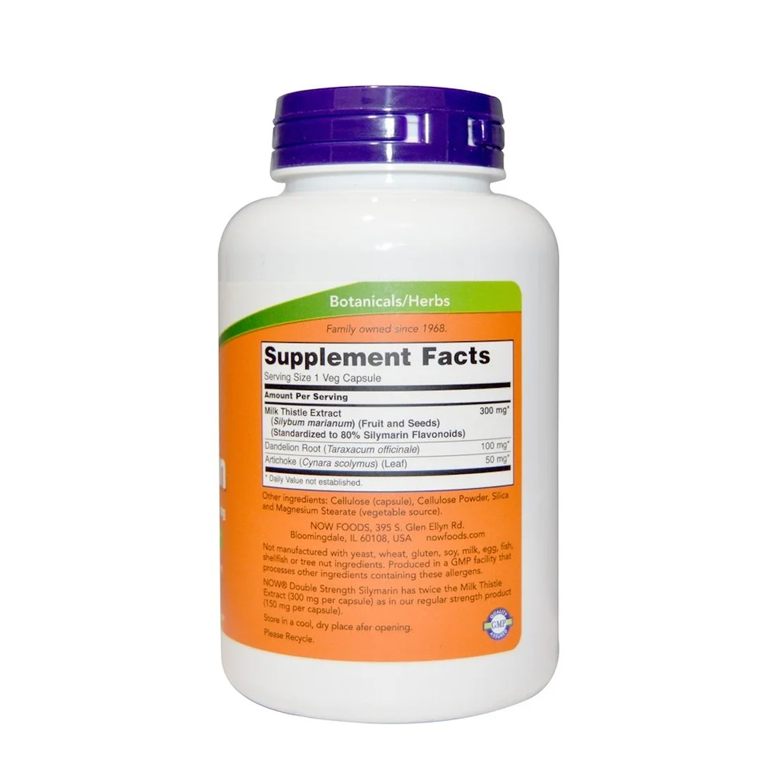 Now Foods Silymarin Milk Thistle Extract 300 mg