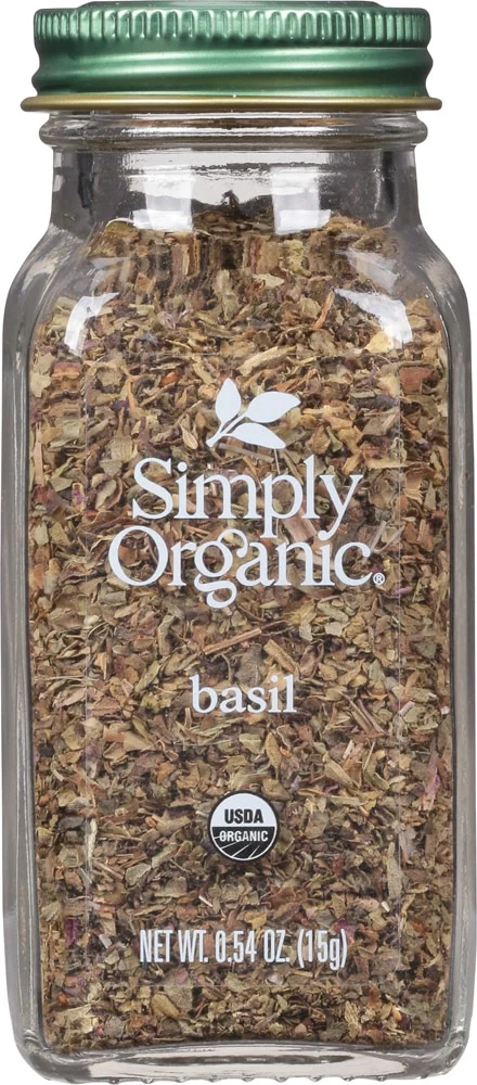 Simply Organic Basil - 0.54 oz