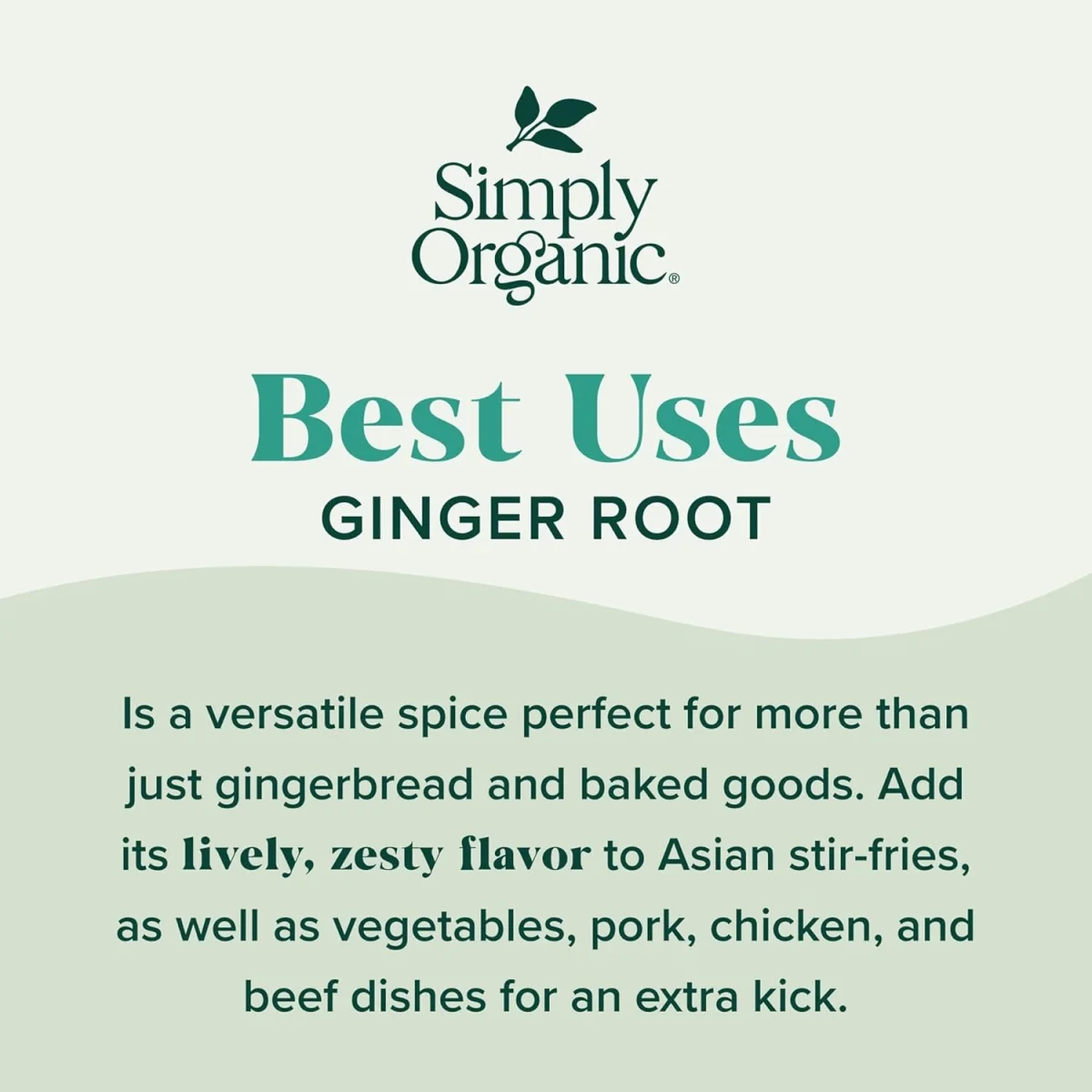 Simply Organic Ginger, Ground - 1.64 oz