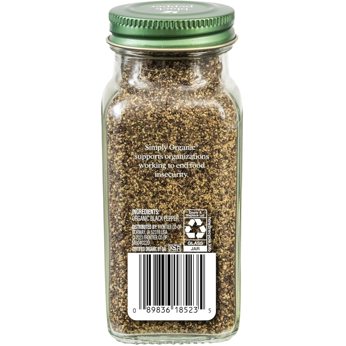 Simply Organic Black Pepper - 2.31 oz