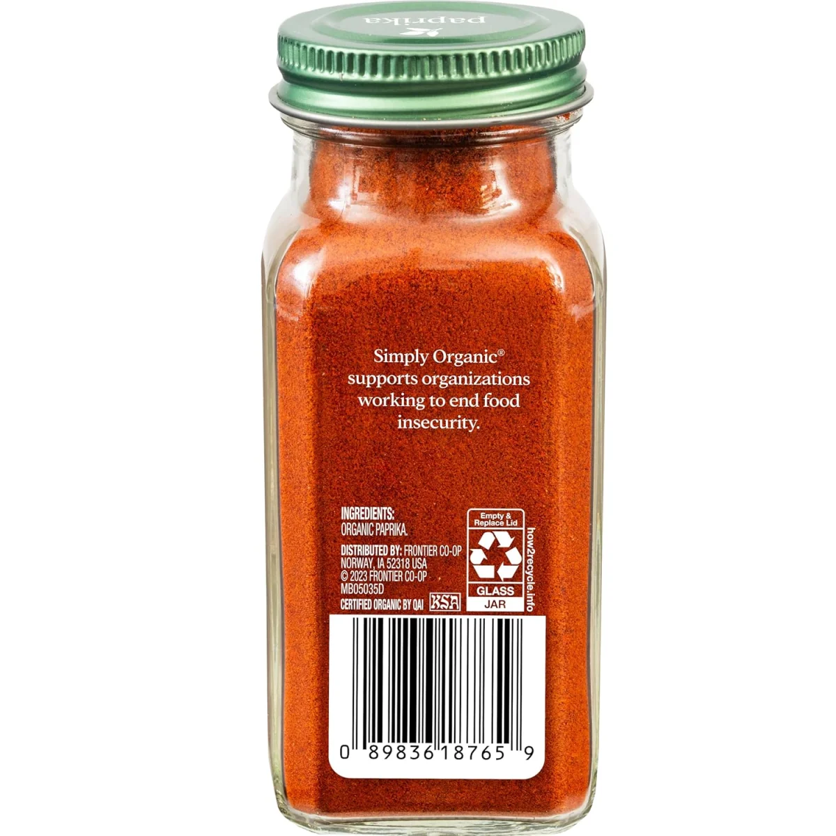 Simply Organic Paprika - 2.96 oz