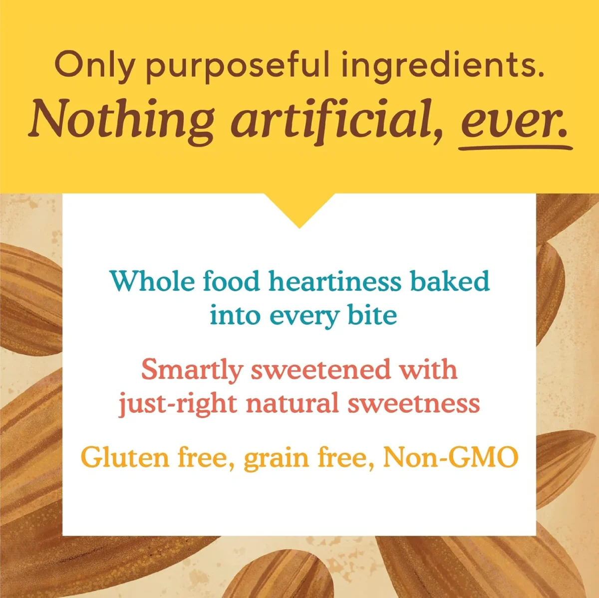 Simple Mills Gluten Free Soft Baked Almond Flour Bars, Chocolate Brownie - 5 Bars