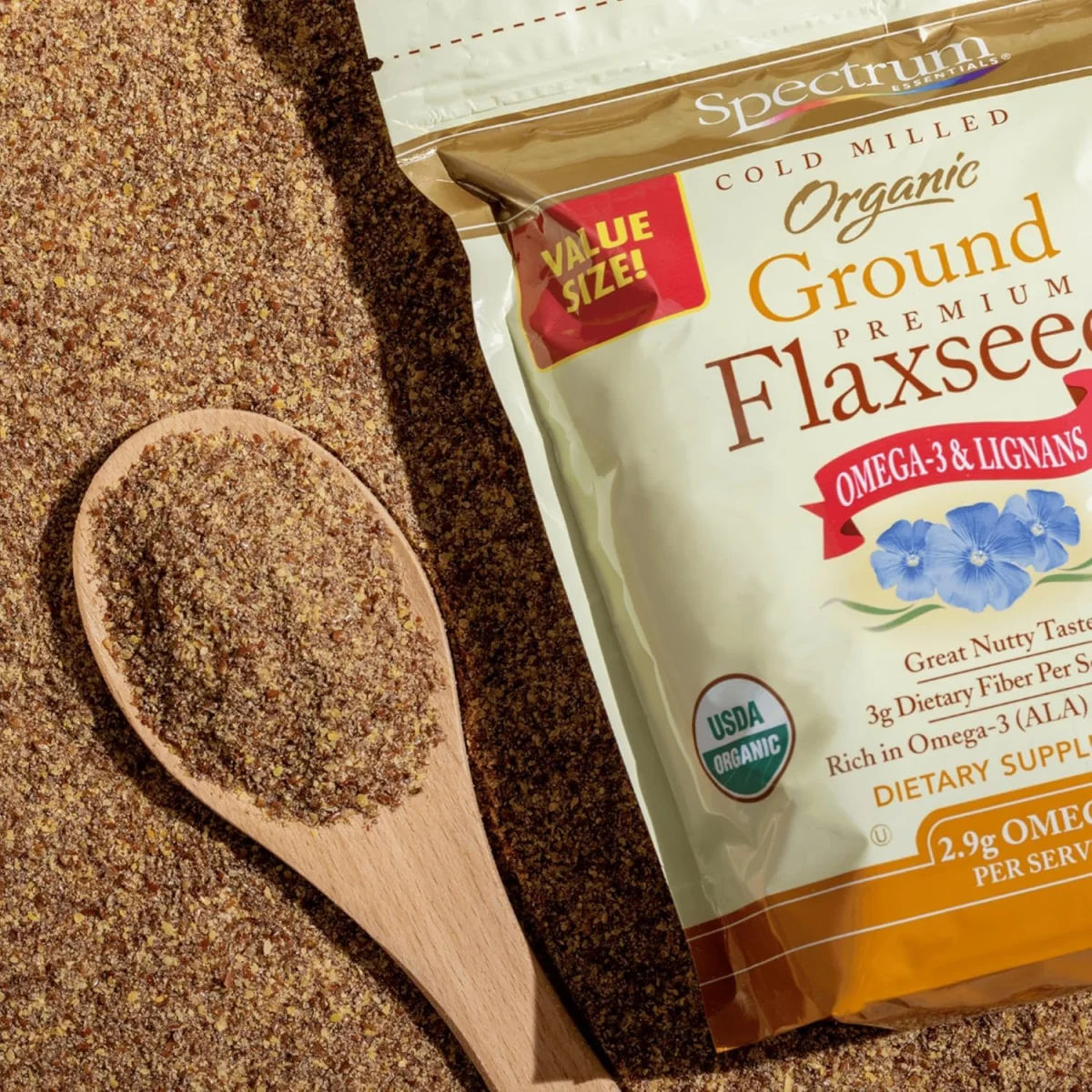 Spectrum Organic Ground Flaxseed - 14 oz