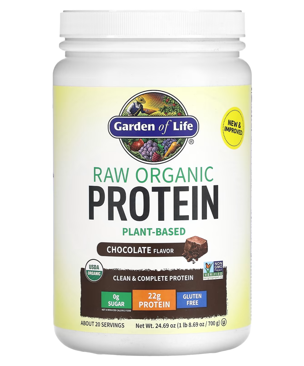 Garden of Life RAW Organic Protein Plant-Based Formula Chocolate - 24.69 oz