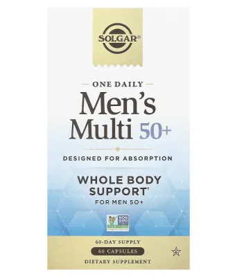 Solgar Men's 50+ Multivitamin - 60 Capsules