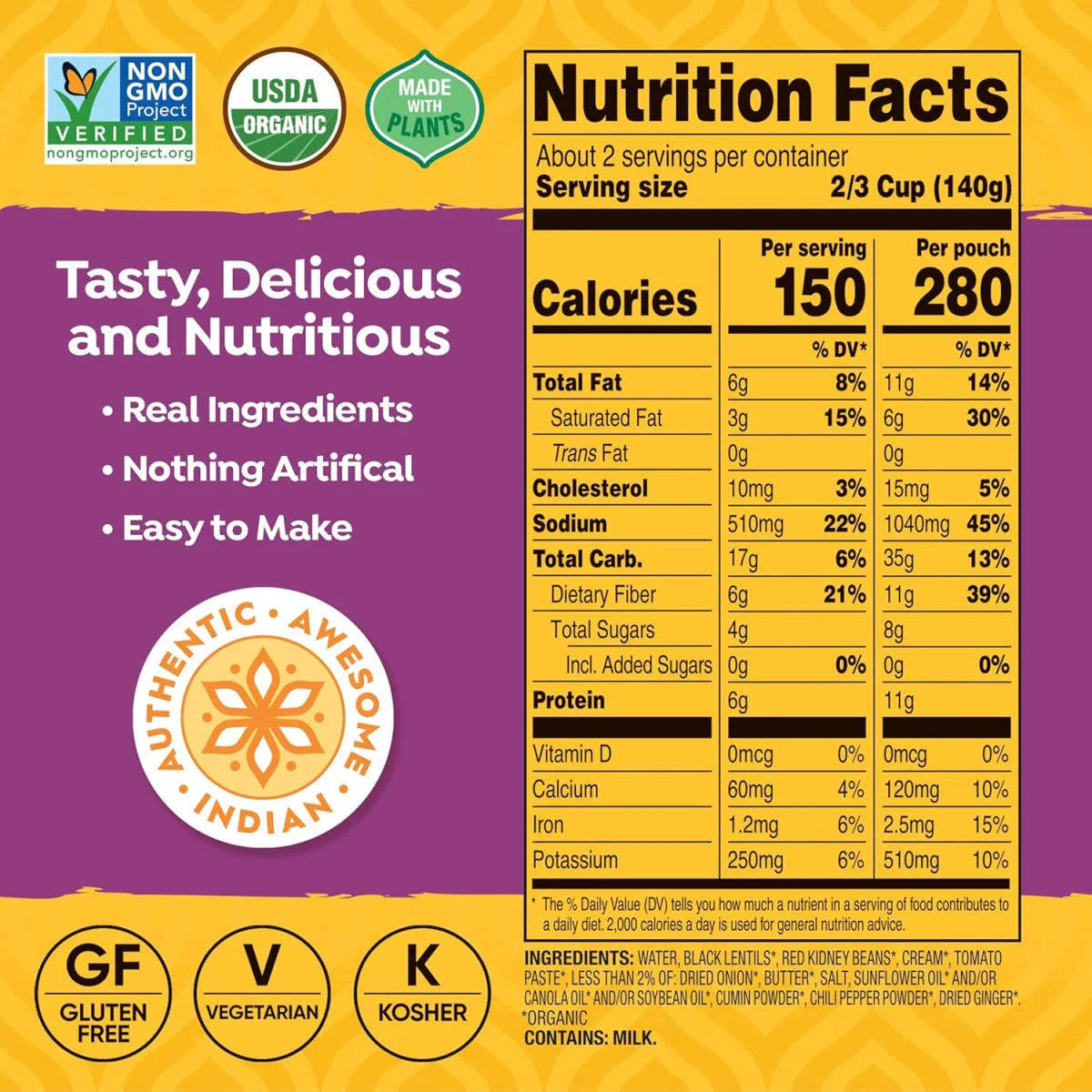 Tasty Bite Variety Meal Selection