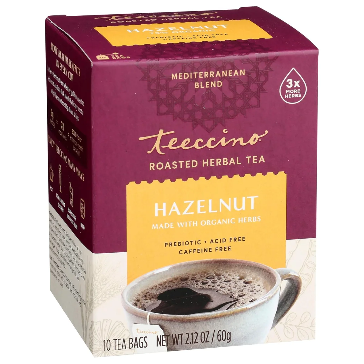 Teeccino Hazelnut Chicory Coffee Alternative - 11 oz