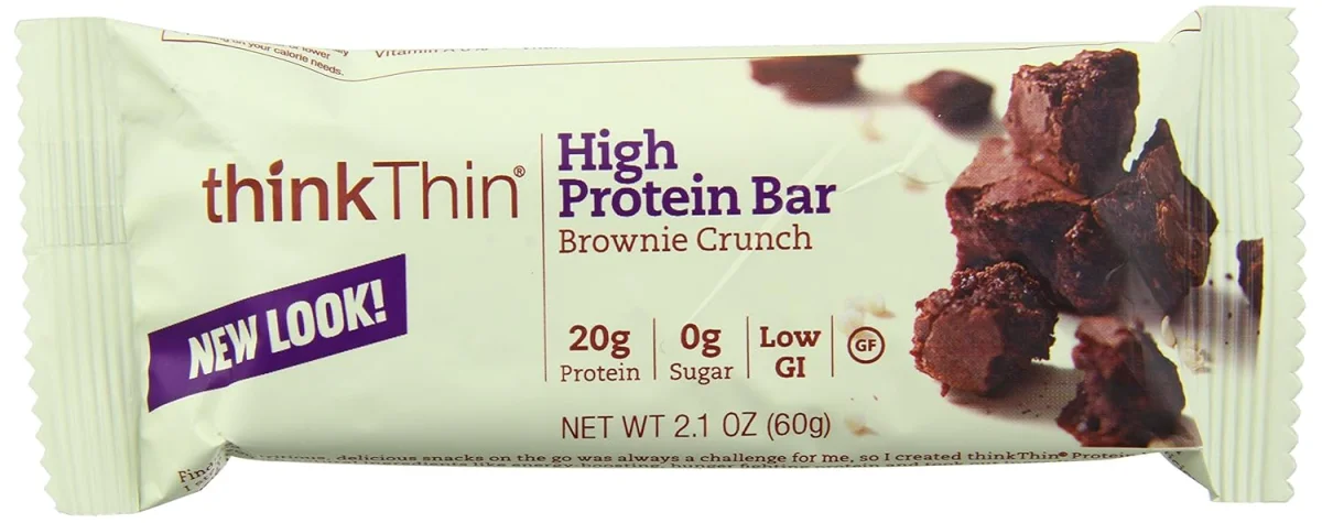 think! High Protein Bar, Brownie Crunch - 2.1 oz