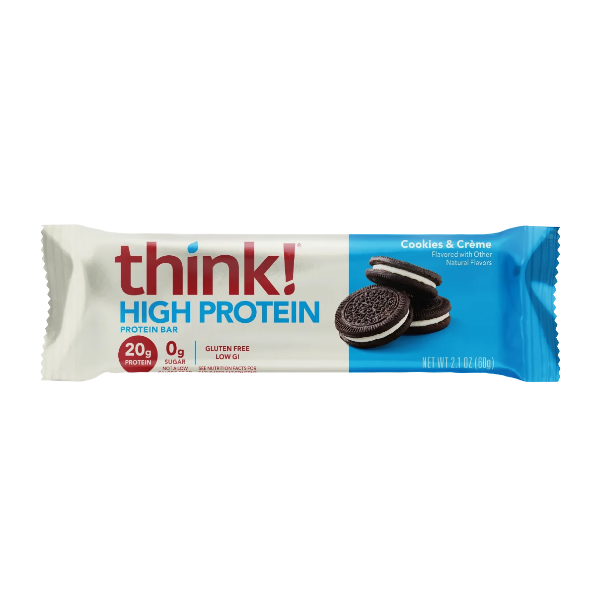 Think! High Protein Bar Cookies & Crème 