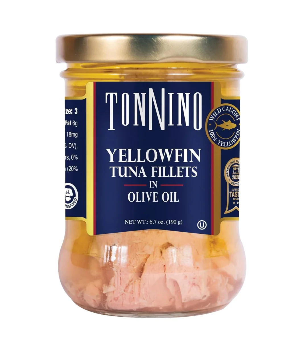 Tonnino Tuna Fillets in Olive Oil - 6.7 oz
