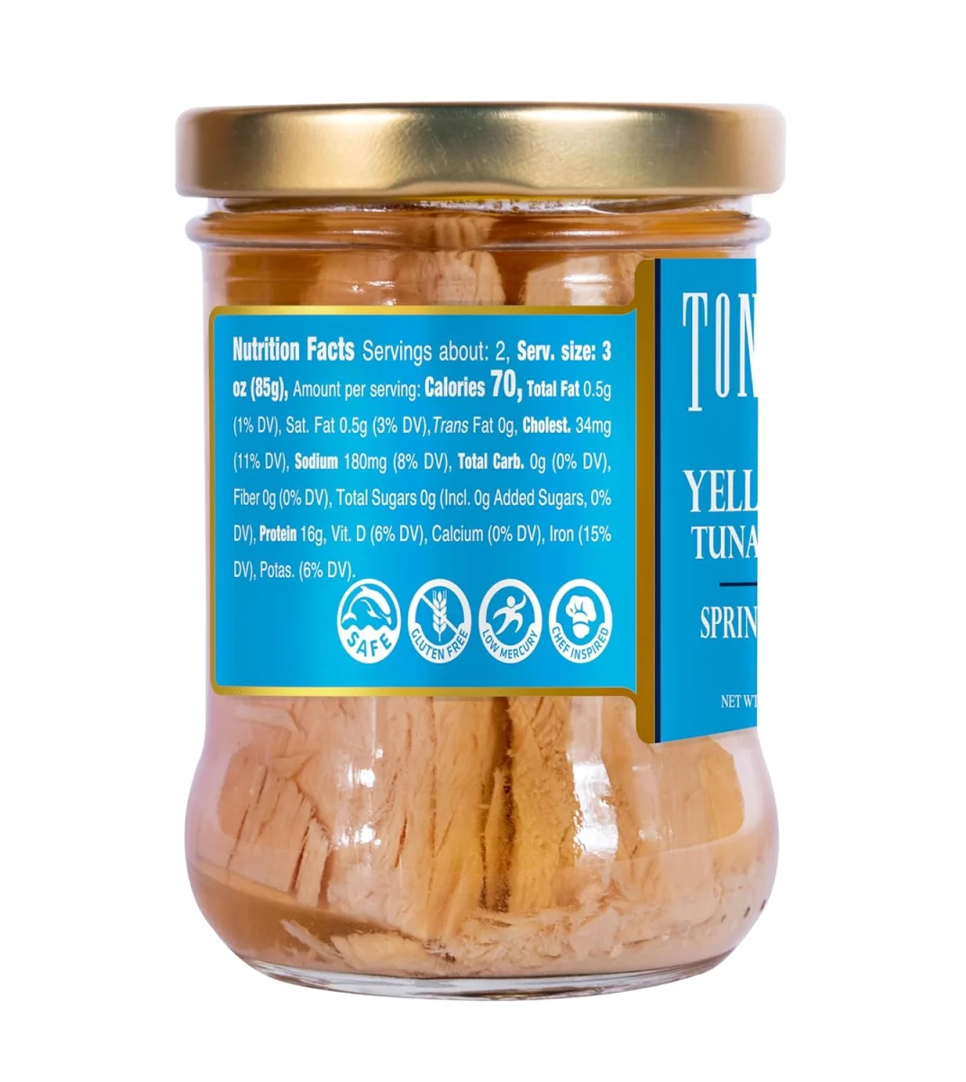 Tonnino Tuna Fillet in Water - 6.7 oz