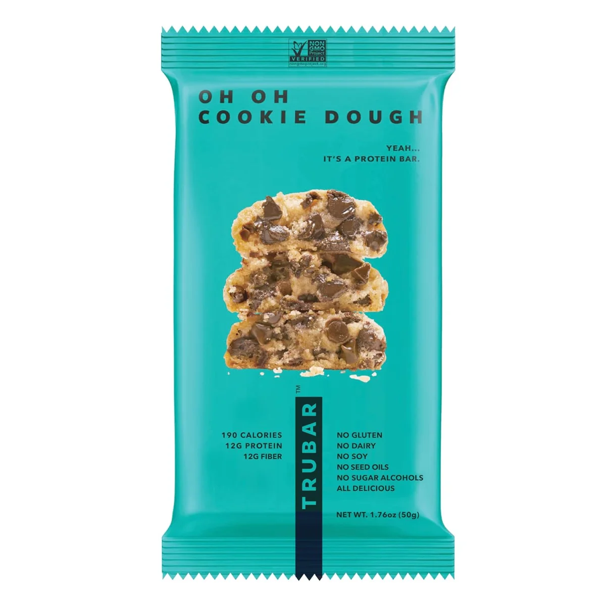 TRUBAR Vegan Protein Bar, Oh Oh Cookie Dough