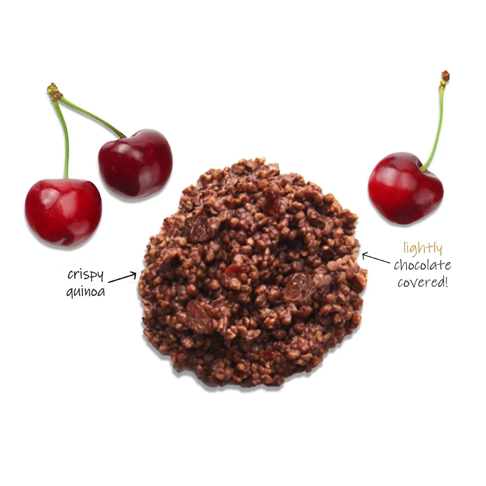 Undercover Chocolate Quinoa Crisps Dark Chocolate + Cherries