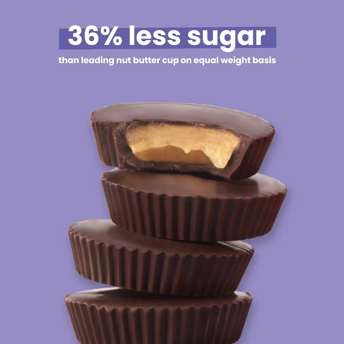 Unreal Almond Butter Cups, Dark Chocolate - 3.2 oz