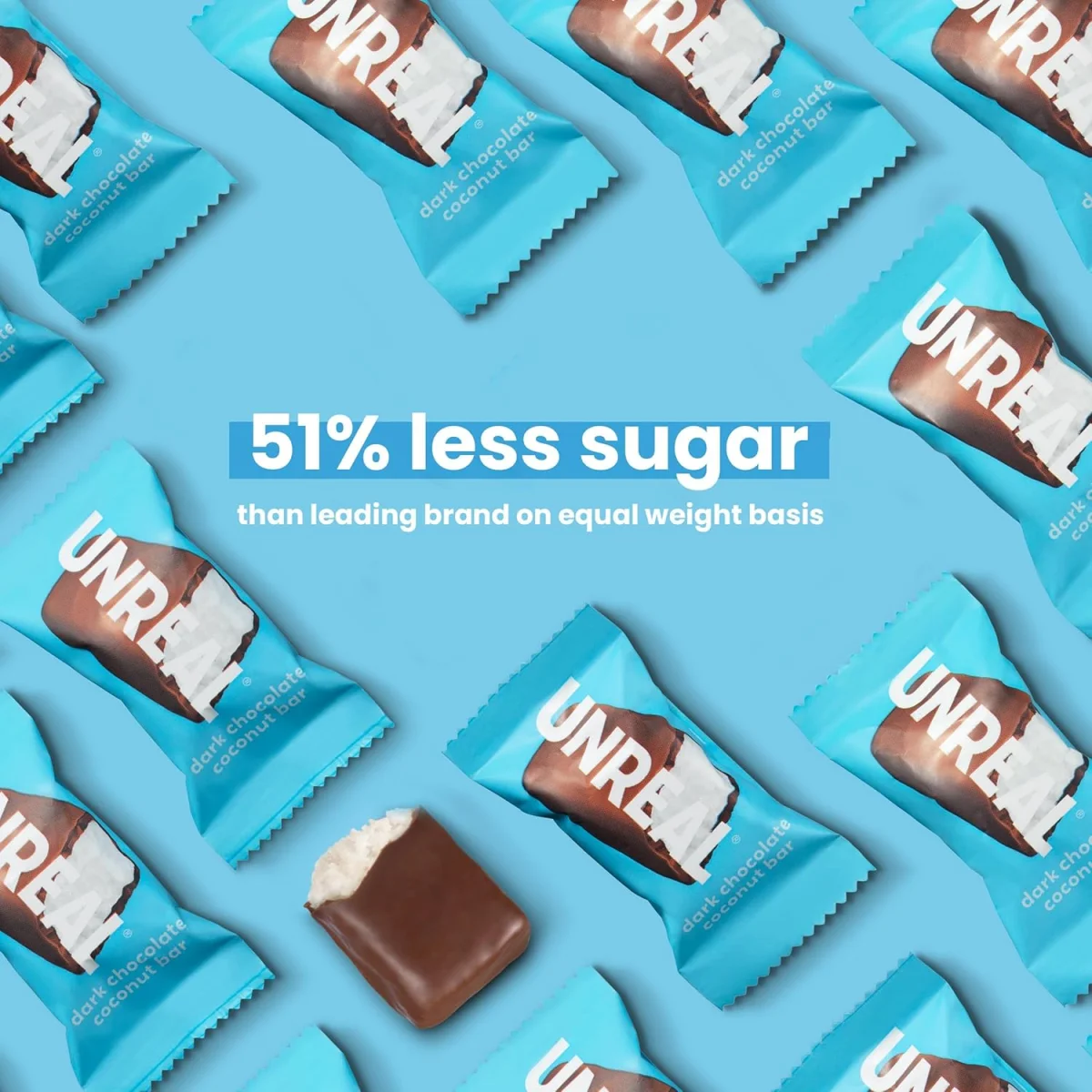 Unreal Dark Chocolate Coconut Bars - 4.2 oz