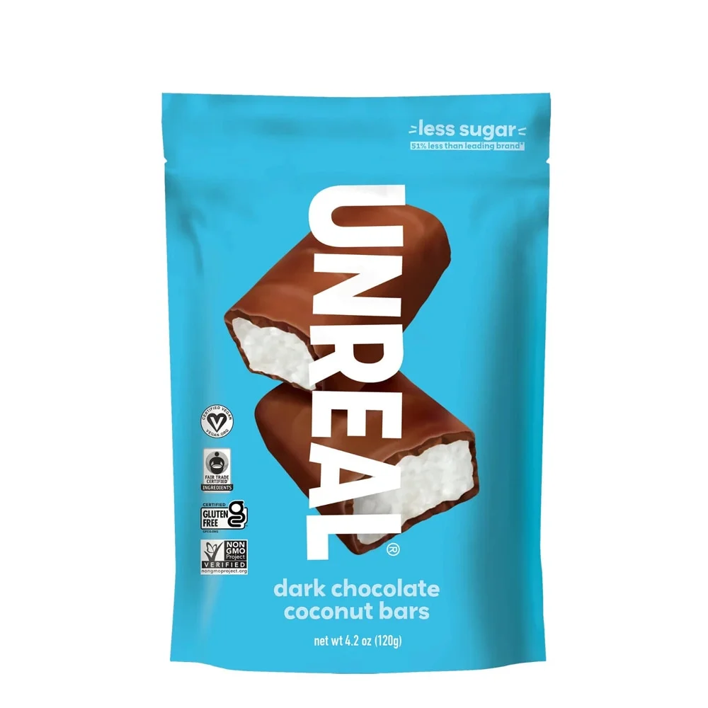 Unreal Dark Chocolate Coconut Bars - 4.2 oz