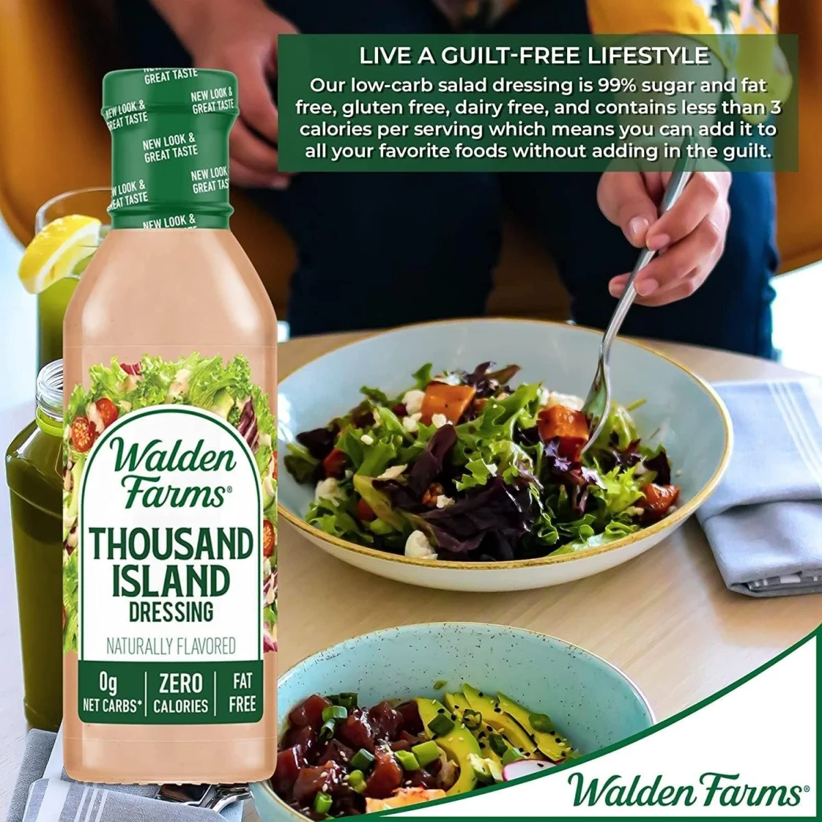 Walden Farms Zero Calorie Thousand Island Dressing - 12 fl oz