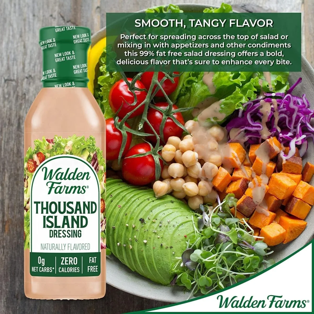 Walden Farms Zero Calorie Thousand Island Dressing - 12 fl oz