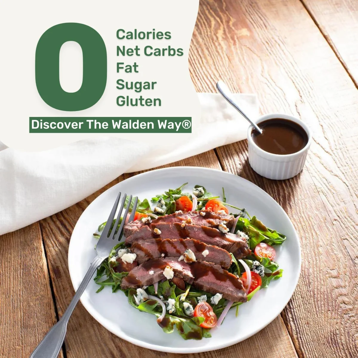 Walden Farms Zero Calorie Balsamic Vinaigrette Dressing - 12 fl oz