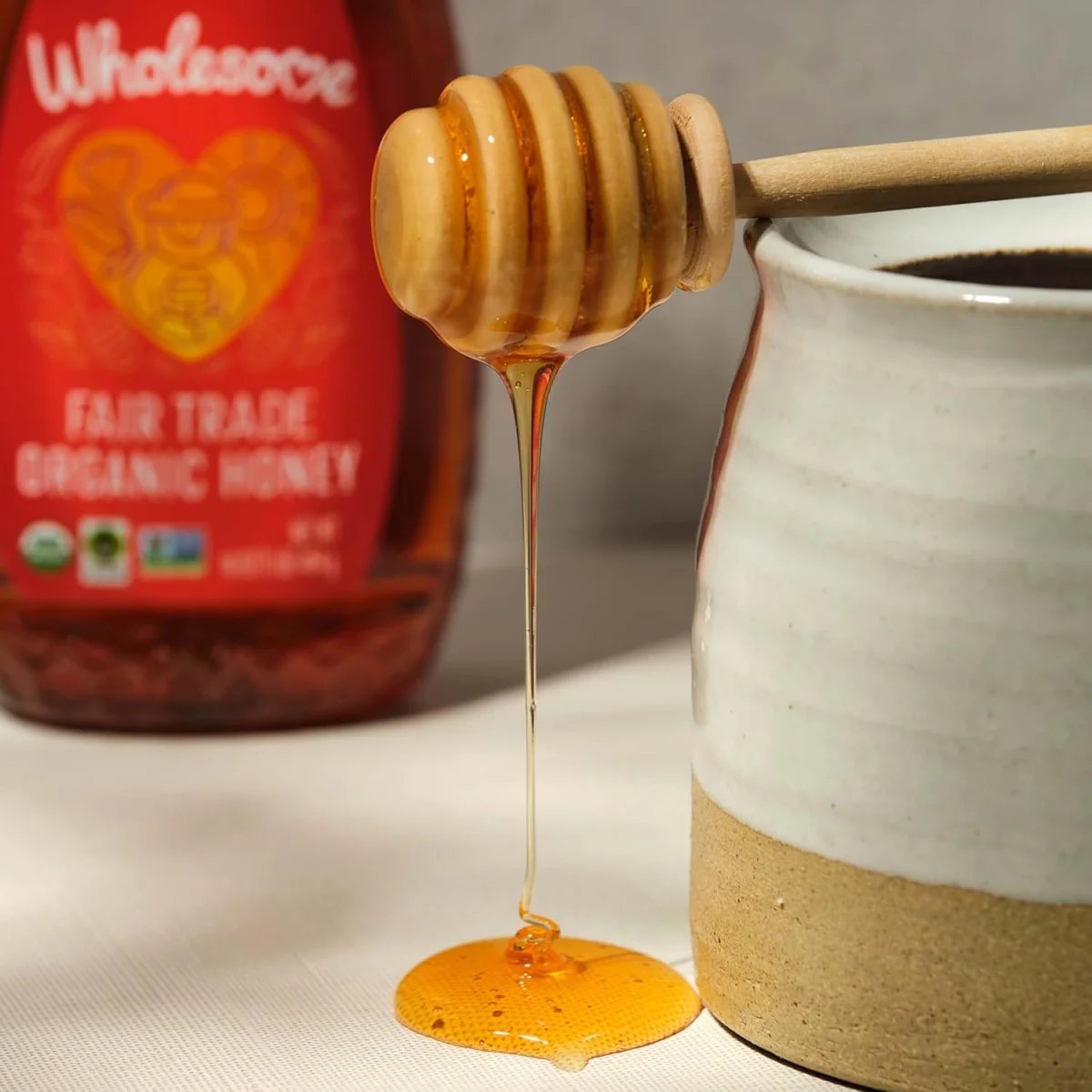 Wholesome Fair Trade Organic Honey - 16 oz