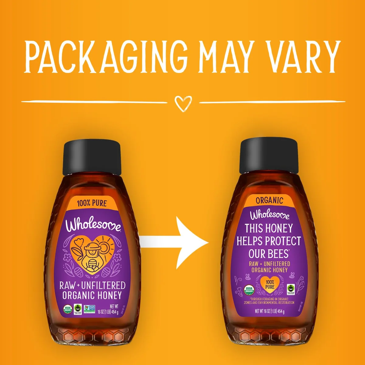 Wholesome Organic Raw Unfiltered Honey - 16 oz