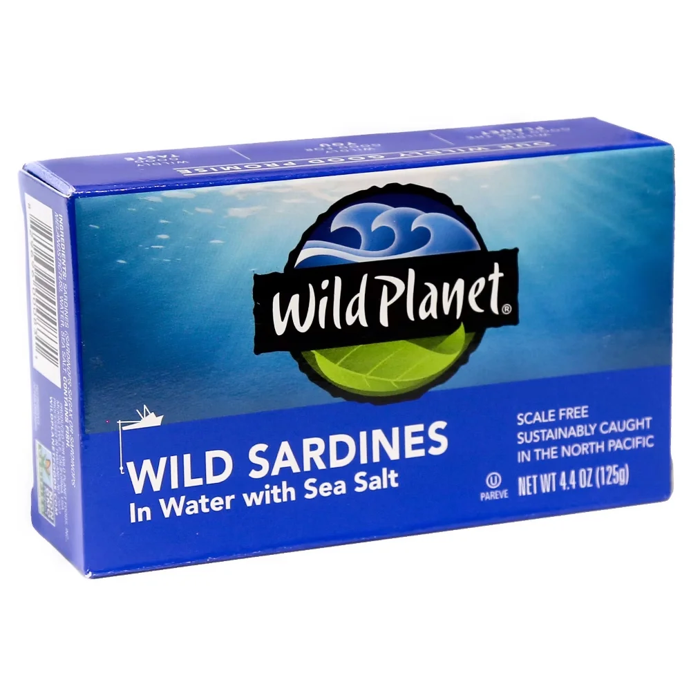 Wild Planet Wild Sardines in Water with Sea Salt - 4.4 oz