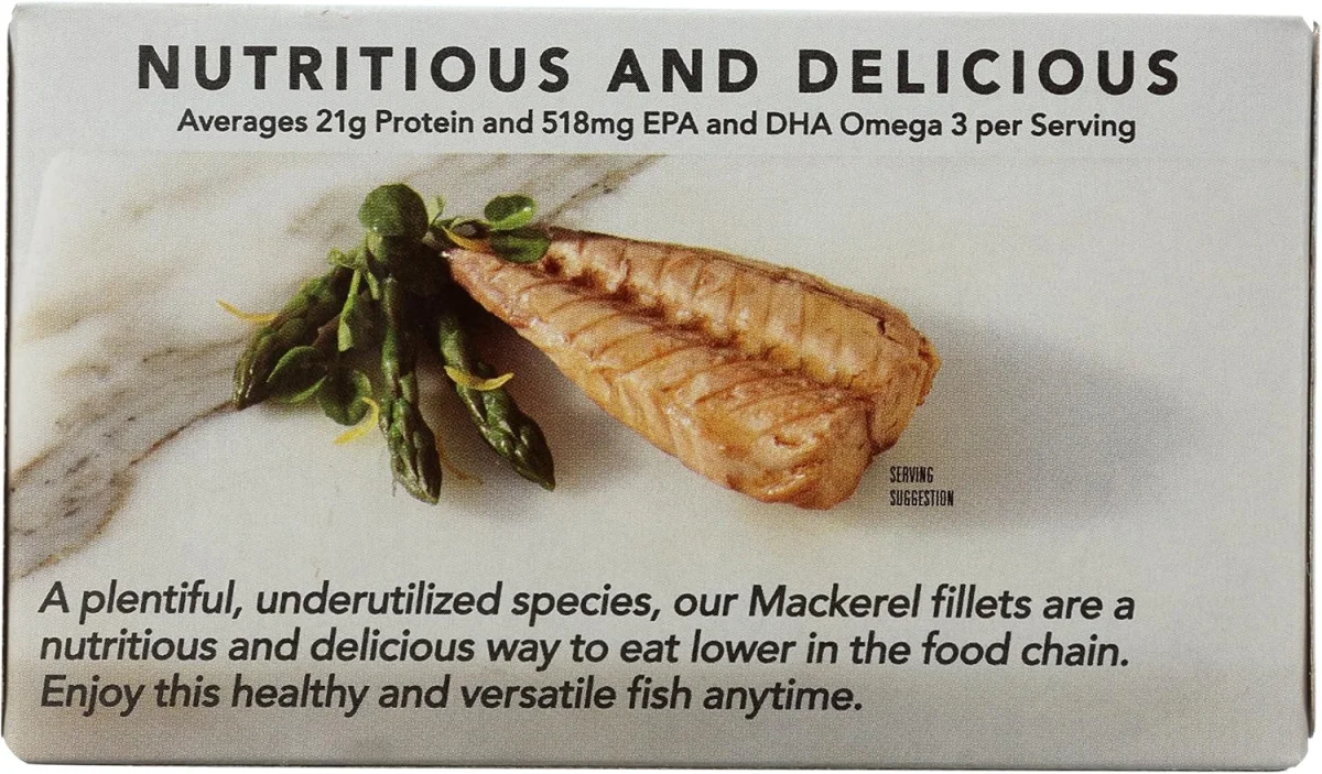 Wild Planet Wild Mackerel Fillet in Extra Virgin Olive Oil - 4.4 oz