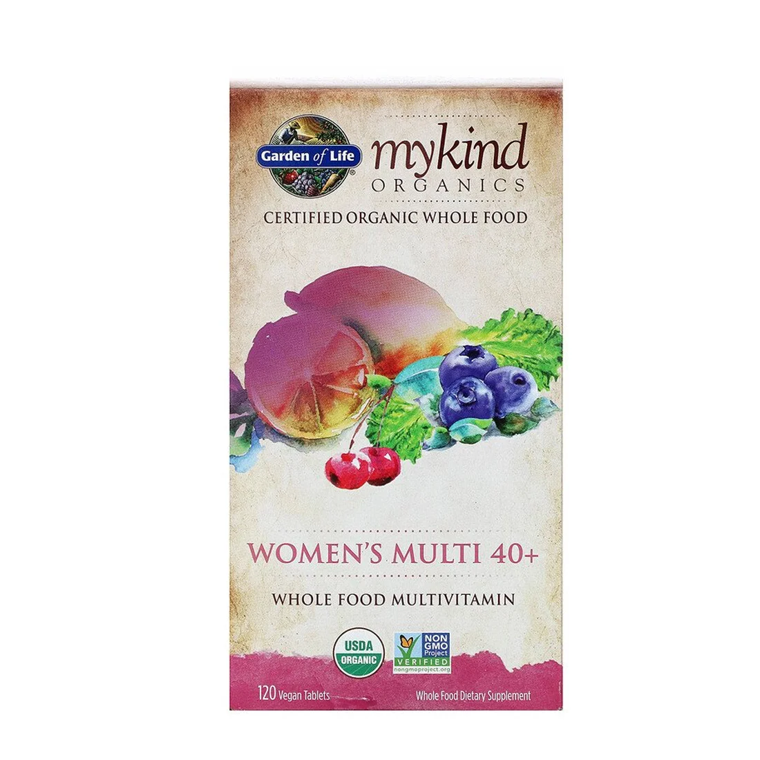 Garden of Life Organics Women's Multi 40 Plus - 120 Vegan Tablets