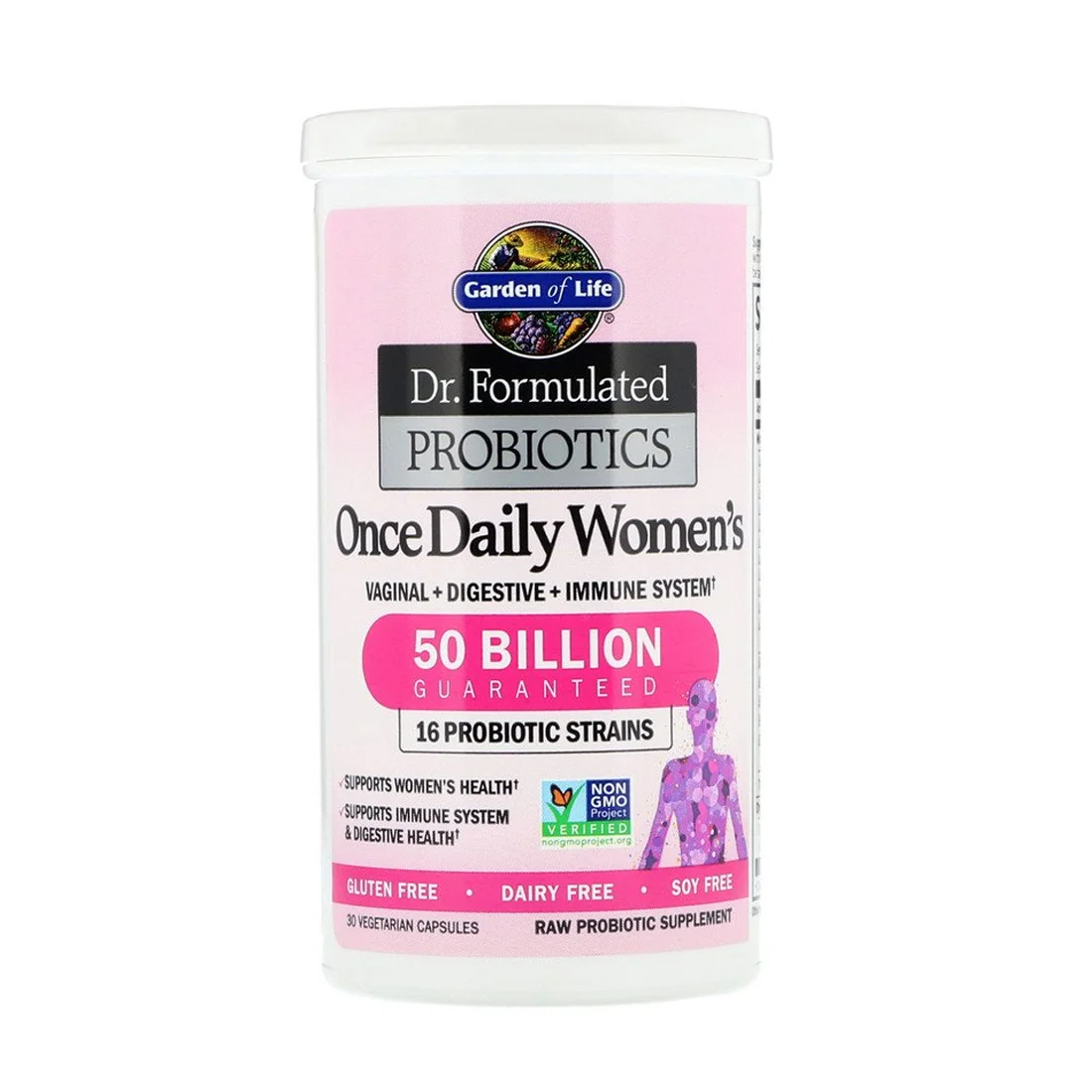 Garden of Life Dr. Formulated Probiotics Once Daily Women's - 50 billion - 30 Vegetarian Capsules