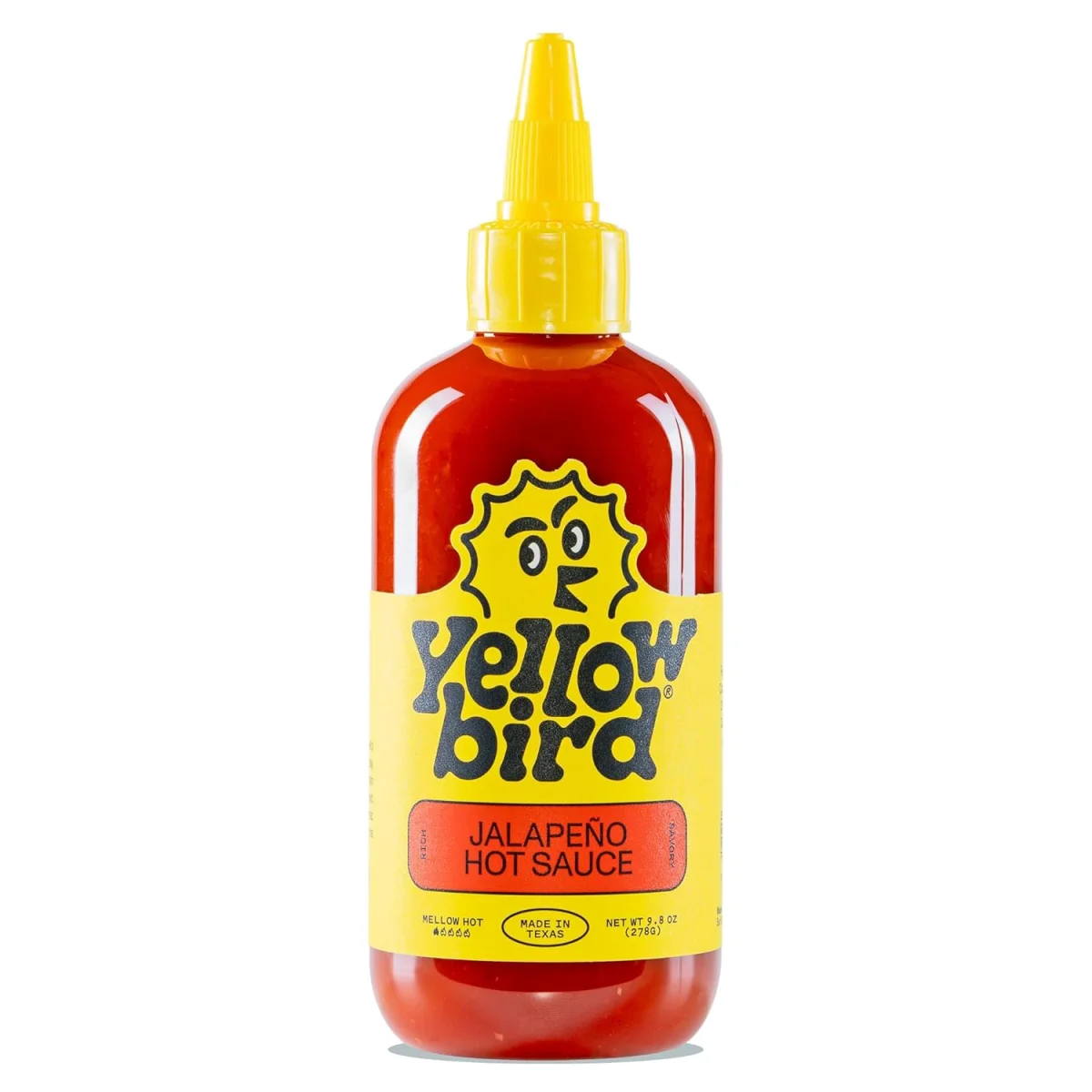 Yellowbird Hot Sauce, Jalapeno - 9.8 oz