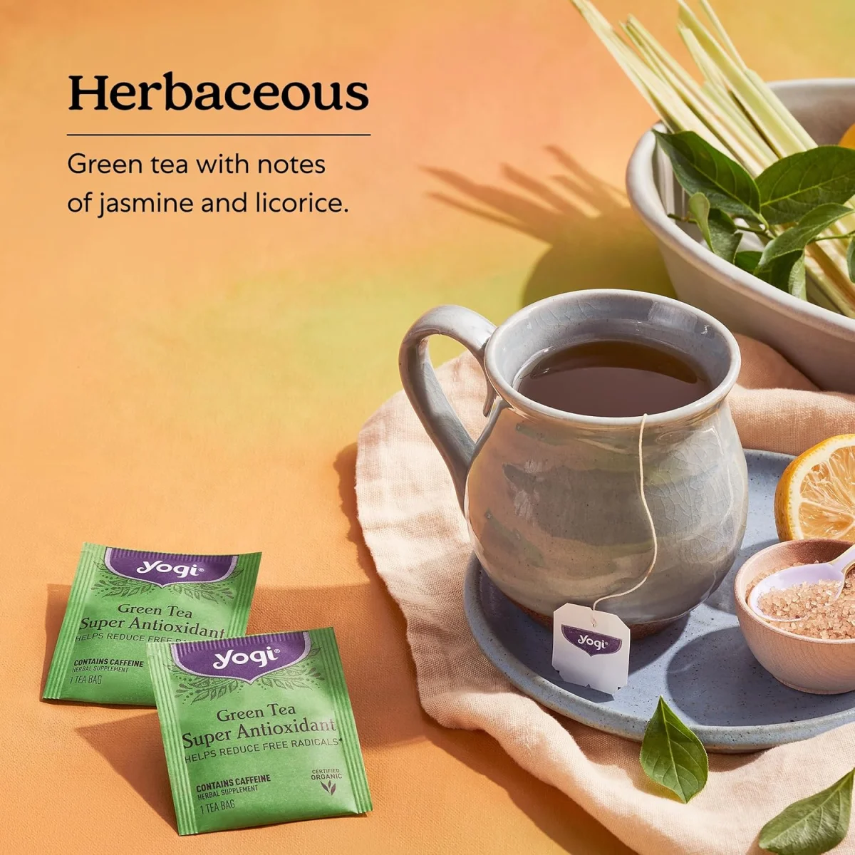 Yogi Tea Organic Super Antioxidant Green Tea - 16 Tea Bags